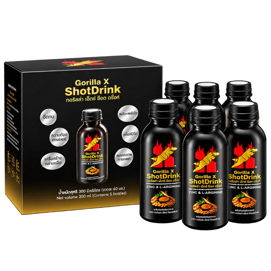 GorillaX ShotDrink กล่อง 6 ขวด